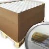PROFHOME Renoviervlies PremiumVlies 150 g Profi-malervlies Weiß 1 Palette mit 80 Rollen 2000 m2 Weiß* Überstreichbare Tapeten