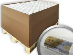 PROFHOME Renoviervlies PremiumVlies 150 g Profi-malervlies Weiß 1 Palette mit 80 Rollen 2000 m2 Weiß* Überstreichbare Tapeten