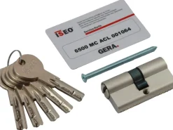 Iseo Profildoppelzylinder 6500 MC mit Gefahrenfunktion Magnetcodiert 40 mm / 50 mm* Stifte
