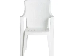 Progarden Stapelsessel Eden Weiß 62 cm x 60 cm x 89 cm* Stühle