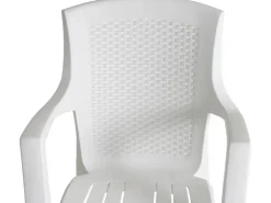 Progarden Stapelsessel Eden Weiß 62 cm x 60 cm x 89 cm* Stühle