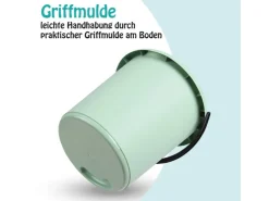 ProHome Eimer 5 Liter Kunststoffbügel Grün 1er Pack* Reinigung|Malerbedarf