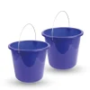ProHome Eimer Inkl. Metallbügel Dunkelblau 5 Liter 2er Pack* Reinigung|Malerbedarf