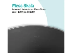 ProHome Eimer Inkl. Metallbügel Anthrazit 10 Liter 1er Pack* Reinigung
