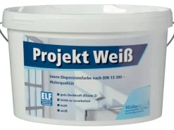 Projekt Weiß Wand- und Deckenfarbe für innen matt 10 l