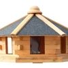Promadino Vogelhaus Fehmarn aus Kiefernholz Ø 59 cm Höhe 38 cm ohne Fuß* Vogelbedarf
