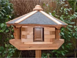 Promadino Vogelhaus Fehmarn aus Kiefernholz Ø 59 cm Höhe 38 cm ohne Fuß* Vogelbedarf
