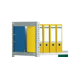 PROREGAL Aktenregal Schraubsystem Grundregal HxBxT 290 x 75 x 60 cm 8 Ebenen Fachlast 90 kg Ohne Deckboden Beidseitig Nutzbar* Büroregale
