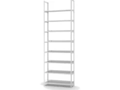 PROREGAL Aktenregal Schraubsystem Grundregal HxBxT 290 x 100 x 30 cm 8 Ebenen Fachlast 60 kg Ohne Deckboden Einseitig Nutzbar* Büroregale