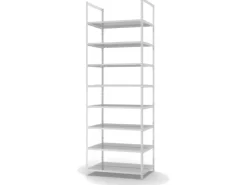 PROREGAL Aktenregal Schraubsystem Grundregal HxBxT 290 x 100 x 60 cm 8 Ebenen Fachlast 90 kg Ohne Deckboden Beidseitig Nutzbar* Büroregale