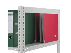 PROREGAL Aktenregal Schraubsystem Grundregal HxBxT 290 x 100 x 60 cm 8 Ebenen Fachlast 90 kg Ohne Deckboden Beidseitig Nutzbar* Büroregale