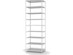 PROREGAL Aktenregal Schraubsystem Grundregal HxBxT 290 x 100 x 60 cm 9 Ebenen Fachlast 90 kg Mit Deckboden Beidseitig Nutzbar* Büroregale