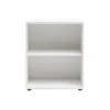 PROREGAL Aktenregal Tiger Small HxBxT 77 x 65 x 34 cm 2 Fächern Weiß* Büroregale