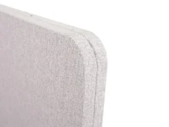 PROREGAL Akustik-Tischtrennwand HxBxT 60x65x2 cm Doppelwandig Stoff Büro-Sichtschutz Schreibtisch Pinnwand