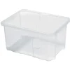 PROREGAL Aufbewahrungsbox Transparent HxBxT 20x40x30cm 22 Liter* Aufbewahrung