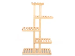 PROREGAL Blümenstande FLORACK HxBxT 117x68x25cm 6 Ablagen Kieferholz Natur* Holzregale