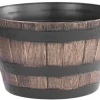 PROREGAL Blumentopf Holz-effekt, 39x28cm, Gold* Vasen
