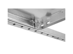 PROREGAL Eckregal Stecksystem T-Profil HxBxT 250 x 100 x 50 cm 6 Ebenen Traglast 124 kg* Eckregale