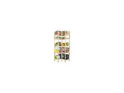 PROREGAL Eckregal Woodland HxBxT 230 x 85 x 50 cm Fachlast 120 kg 6 Fachboden Kiefernholz Natur* Eckregale