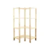 PROREGAL Eckregal Woodland HxBxT 166,4 x 85 x 50 cm Fachlast 120 kg 4 Fachboden Kiefernholz Natur* Holzregale|Eckregale