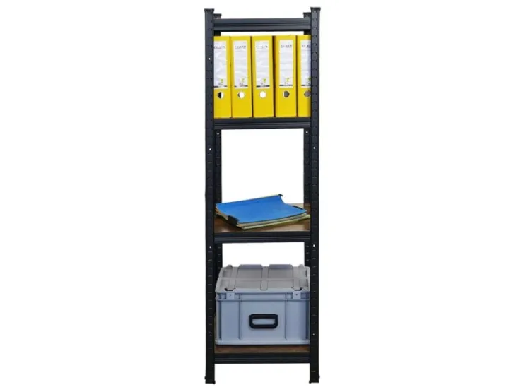 PROREGAL 2er Vintage Series Schwerlastregal Ragnar Set HxBxT 150x45x45cm Fachlast 100kg Vintagebraun-Schwarz* Weitere Regale