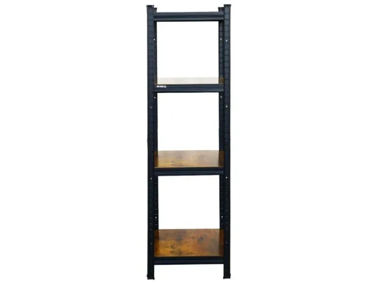 PROREGAL 2er Vintage Series Schwerlastregal Ragnar Set HxBxT 150x45x45cm Fachlast 100kg Vintagebraun-Schwarz* Weitere Regale