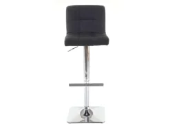 PROREGAL 2er-Set Barhocker Gepolstert Und Höhenverstellbar Mit Lehne Sitzhöhe 63-84cm Mit Lehne Drehbar Stoff/Textil Dunkelgrau Chromfuß Barstuhl* Hocker
