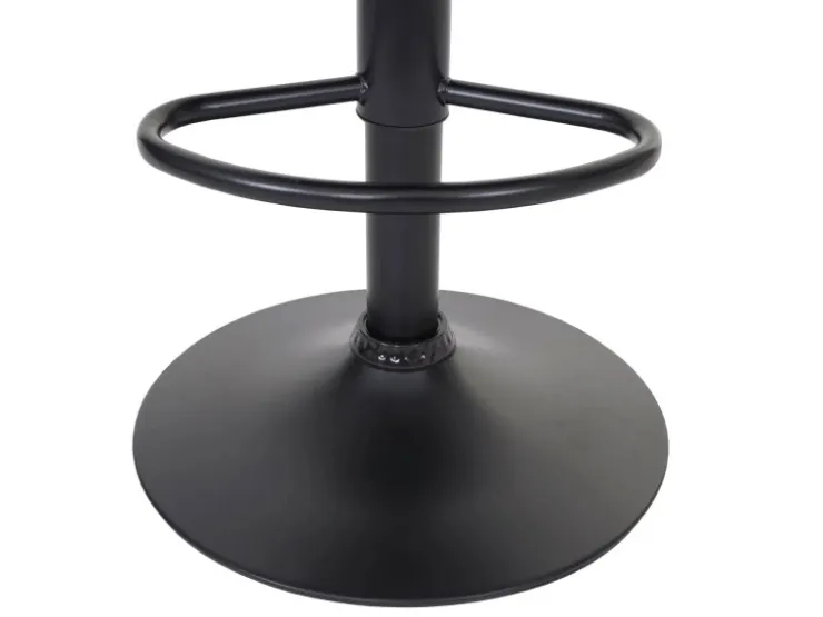 PROREGAL 2er-Set Barhocker Gepolstert Mit Lehne Sitzhöhe 63-87cm Höhenverstellbar Samt Petrol-Blau Fuß Schwarz Tresenhocker Barstuhl* Hocker