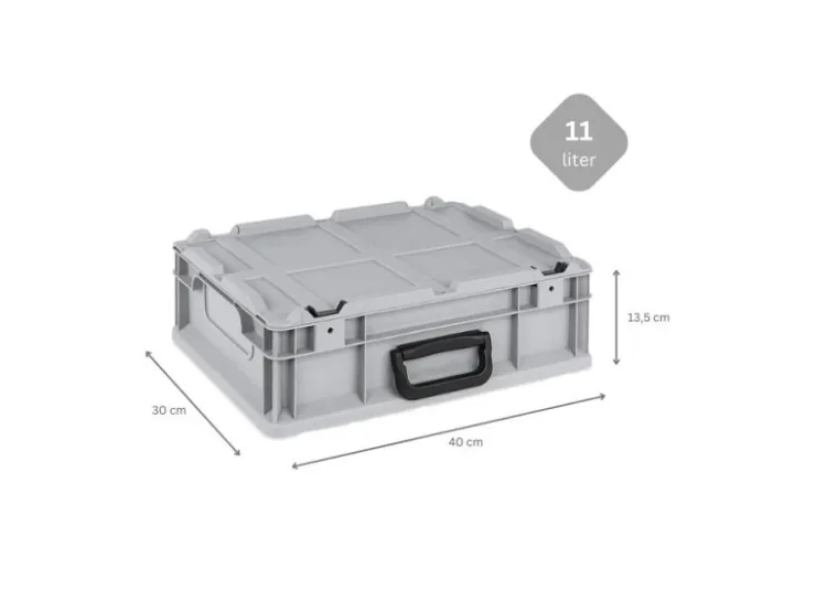 PROREGAL Eurobox Nextgen Portable HxBxT 135x 30 x 40 cm 11 Liter Eurobehälter Transportbox Transportbehälter Stapelbehälter