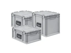 PROREGAL Eurobox Nextgen Portable HxBxT 335x 40 x 60 cm 65 Liter Eurobehälter Transportbox Transportbehälter Stapelbehälter* Aufbewahrung