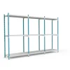 PROREGAL Fachbodenregal Maximus Pro HxBxT 240 x 100 x 50 cm 3 Ebenen PVC-Fachboden Fachlast 286 kg Lichtblau-Lichtgrau* Kunststoffregale