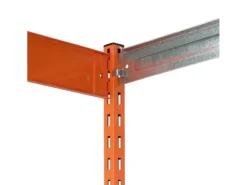 PROREGAL Fachbodenregal Stecksystem Vierkant-Profil Grundregal HxBxT 300 x 102,5 x 80 cm 7 Ebenen Einseitige Bauart Fachlast 200 kg
