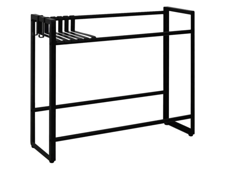 PROREGAL Getränkekistenregal KÖNIGSSEE PLUS inkl. 2 Haken & 6 Auflageträger HxBxT 84 x 104 x 33 cm Für 6 Kisten* Flaschenregale