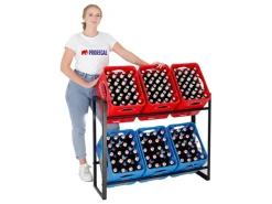 PROREGAL Getränkekistenregal Getränkeregal Königssee HxBxT 82 x 105 x 32 cm 6 Kästen