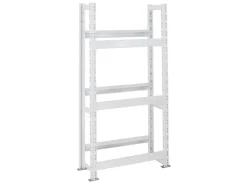 PROREGAL Getränkekistenregal Getränkeregal Tegernsee HxBxT 160 x 80 x 30 cm 6 Kästen* Regale Schwarz|Kellerregale