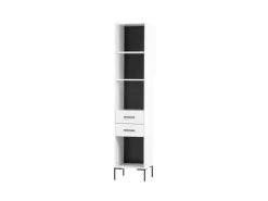 PROREGAL Hochschrank Panda HxBxT 195 x 40 x 40 cm 4 Fächern & 2 Schubladen* Büroregale
