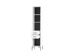 PROREGAL Hochschrank Panda HxBxT 195 x 40 x 40 cm 4 Fächern & 2 Schubladen* Büroregale