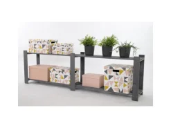 PROREGAL Holzregal Pinepeak HxBxT 50 x 170 x 28 cm 2 Fachboden 1,2 cm Dickes Kiefernholz