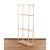 PROREGAL Holzregal Timbercraft HxBxT 90 x 65 x 28,5 cm Fachlast 35 kg 3 Fachboden 1,4 cm Dickes Kiefernholz Natur