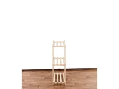PROREGAL Holzregal Timbercraft HxBxT 90 x 65 x 28,5 cm Fachlast 35 kg 3 Fachboden 1,4 cm Dickes Kiefernholz Natur