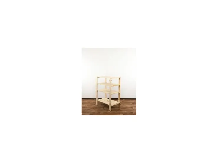 PROREGAL Holzregal Woodland HxBxT 115 x 80 x 50 cm Fachlast 120 kg 4 Fachboden Kiefernholz Natur* Bücherregale