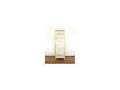PROREGAL Holzregal Woodland HxBxT 230 x 80 x 50 cm Fachlast 120 kg 6 Fachboden Kiefernholz Natur