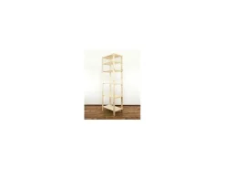 PROREGAL Holzregal Woodland HxBxT 230 x 80 x 50 cm Fachlast 120 kg 6 Fachboden Kiefernholz Natur