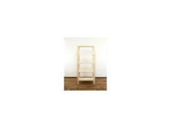 PROREGAL Holzregal Woodland HxBxT 166,4 x 80 x 50 cm Fachlast 120 kg 5 Fachboden Kiefernholz Natur