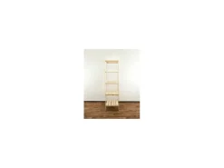 PROREGAL Holzregal Woodland HxBxT 166,4 x 80 x 50 cm Fachlast 120 kg 5 Fachboden Kiefernholz Natur