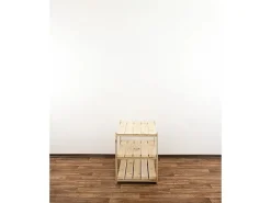 PROREGAL Holzregal Woodland HxBxT 64 x 80 x 50 cm Fachlast 120 kg 3 Fachboden Kiefernholz Natur* Holzregale