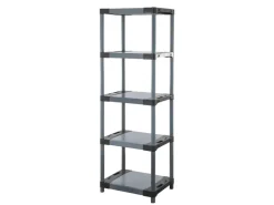 PROREGAL Kunststoffregal Grey Bear Tall HxBxT 180 x 70 x 46 cm Fachlast 120 kg* Kunststoffregale