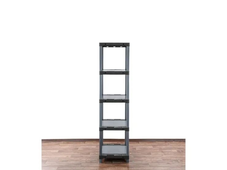 PROREGAL Kunststoffregal Grey Bear Tall HxBxT 180 x 70 x 46 cm Fachlast 120 kg* Kunststoffregale