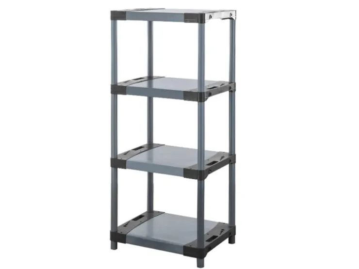 PROREGAL Kunststoffregal Big Grey Bear Low HxBxT 138 x 70 x 46 cm Fachlast 160 kg* Kunststoffregale