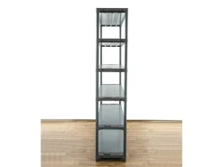 PROREGAL Kunststoffregal Grey Bear Extra-Tall HxBxT 220 x 150 x 46 cm Fachlast 70 kg